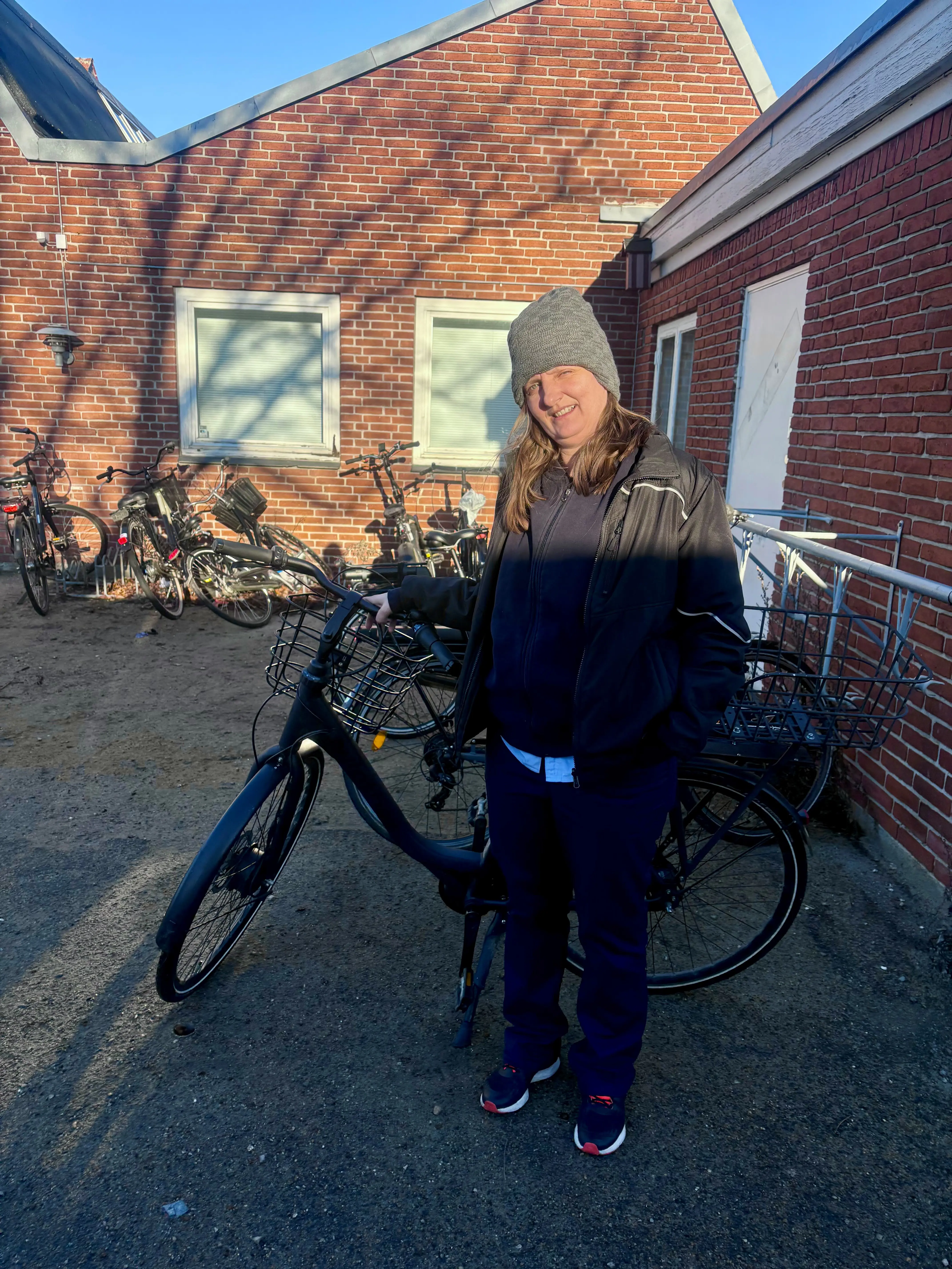 Sabrina Dannemann ville ønske, at kommunen satte cykler til rådighed til den udekørende hjemmepleje. 