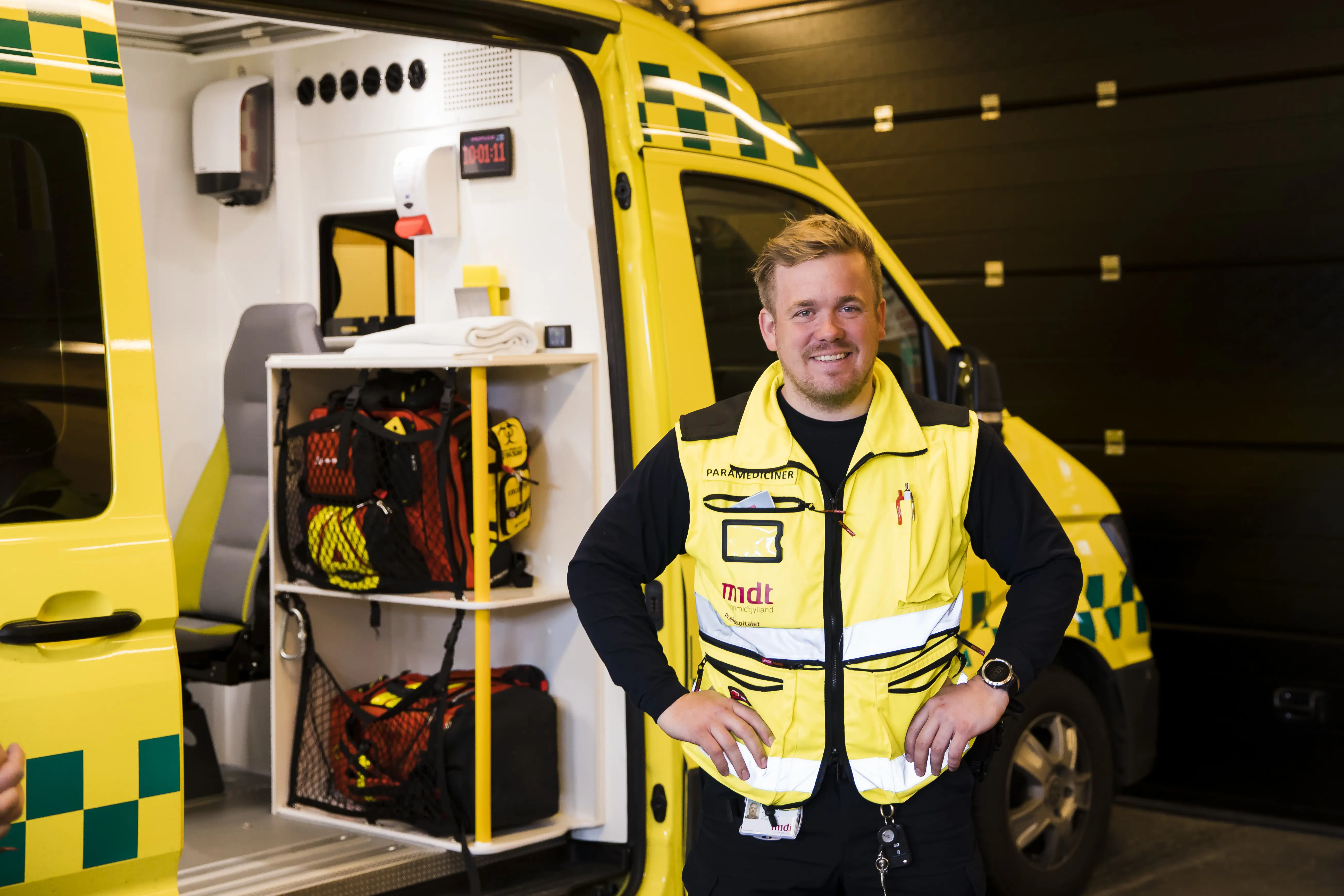 Christian Aaskov har tidligere arbejdet som paramediciner. Nu læser han til bygningskonstruktør hos VIA i Holstebro.