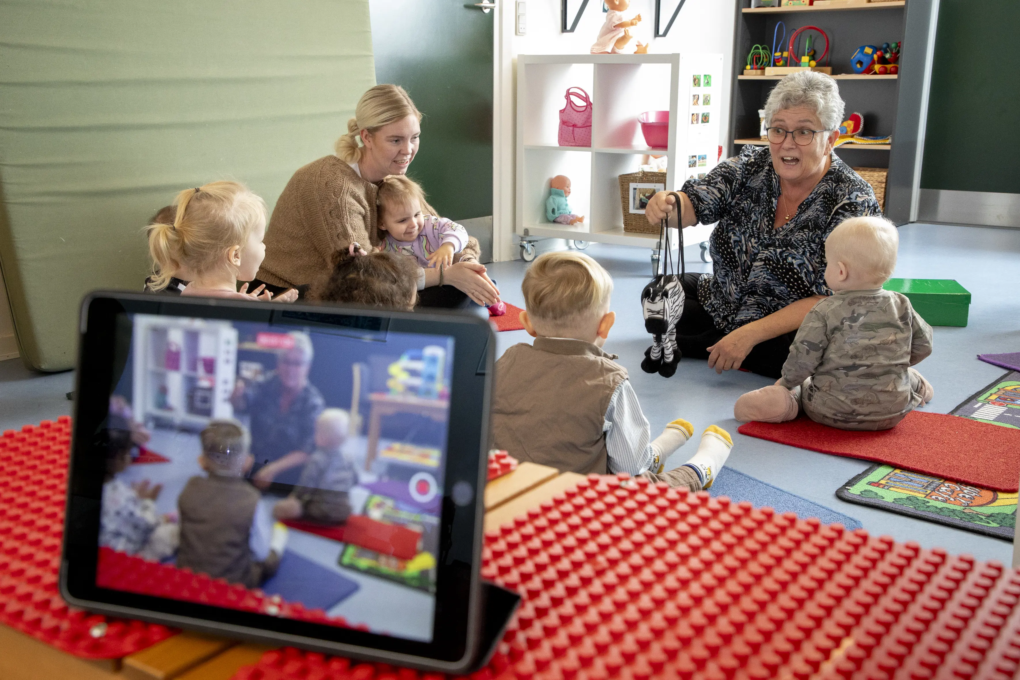 Hanne Olsen arbejder som dagplejer i Faxe.