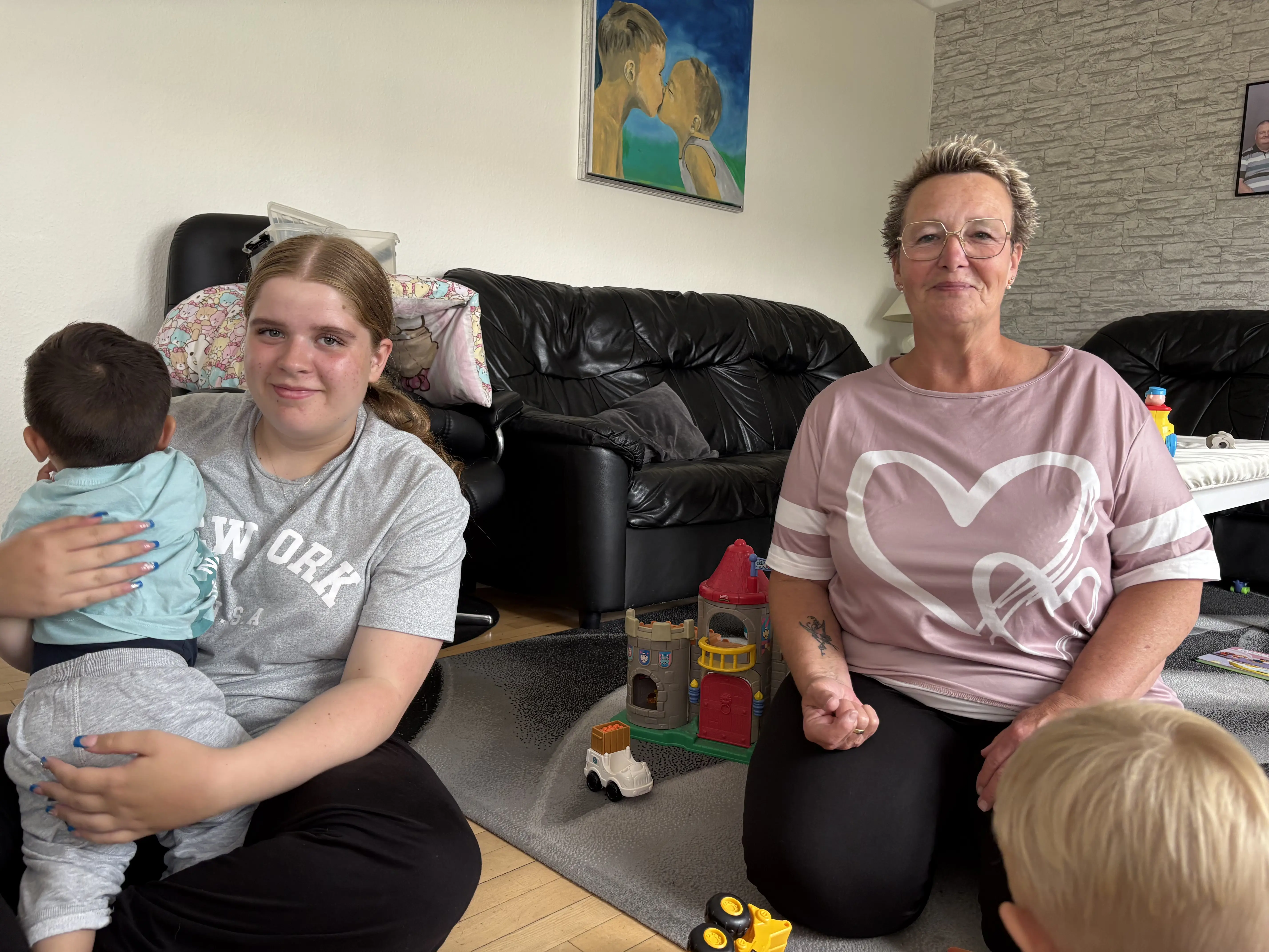 Siden januar har Helle Aastrup haft Kristin Gudmundsdottir, som læser til pædagogisk assistent, i oplæring.