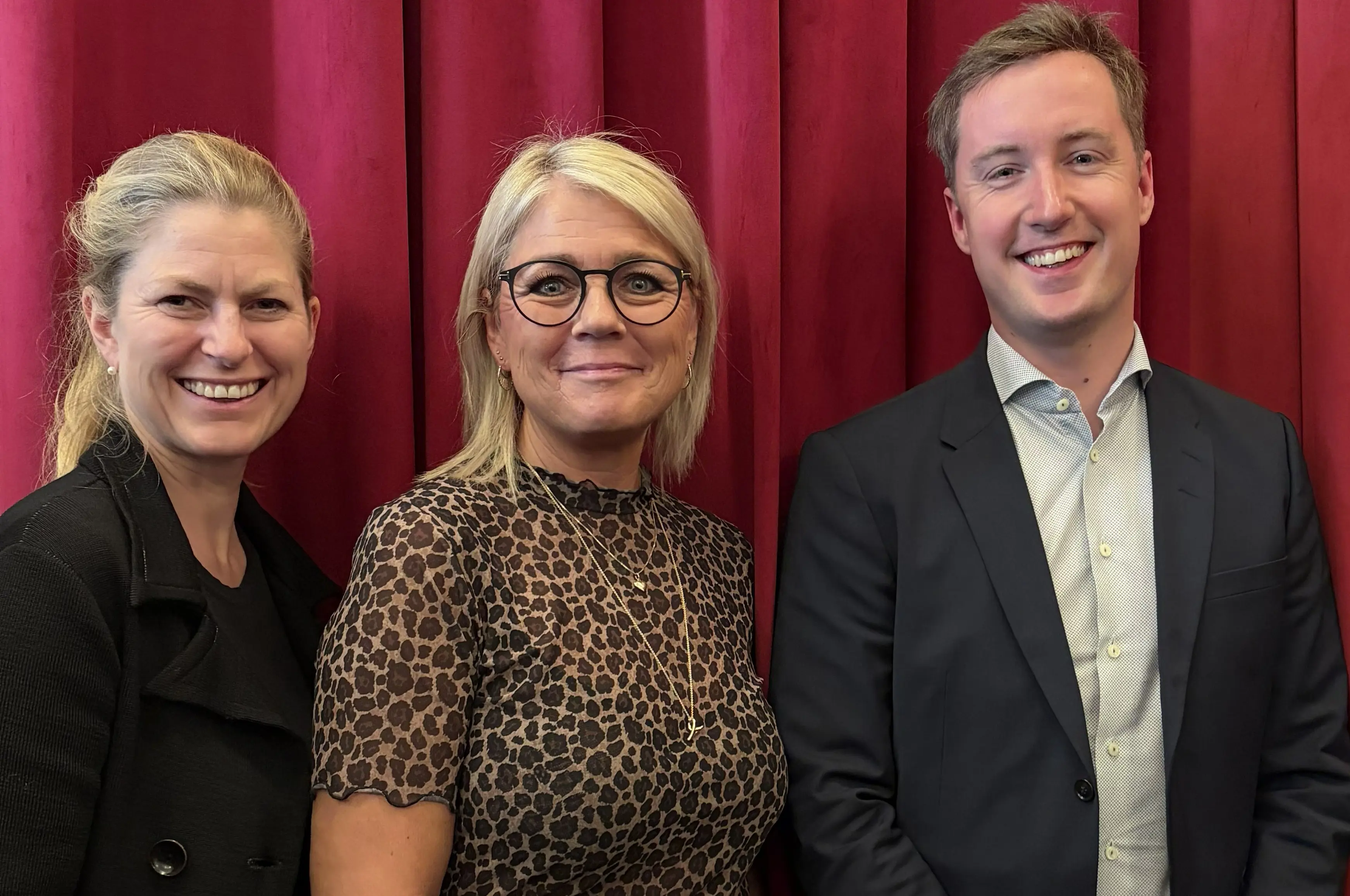 Ældreminister Jacob Mark (SF) og Tanja Nielsen fra FOA 