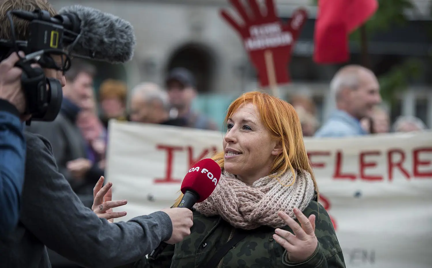 Ansatte på bosteder gik på gaden for flere hænder